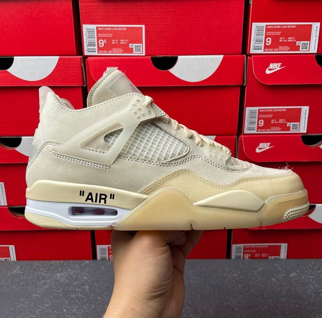 PK Batch-Off White × Air Jordan 4 “Sail”