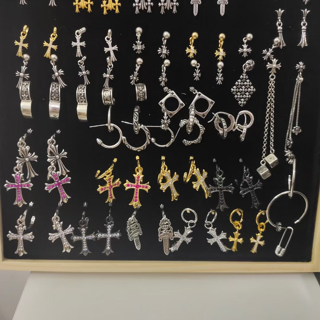 LuxluxHouse Best Quality Accessories Chrome Hearts  Earrings