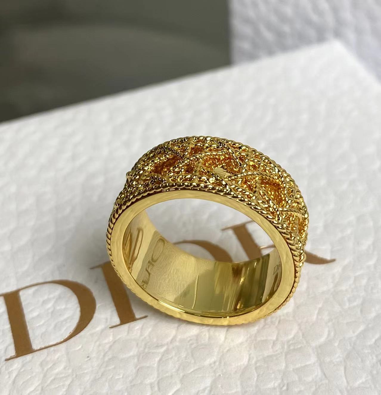 LuxluxHouse Best Quality Accessories Ring Ring Dior