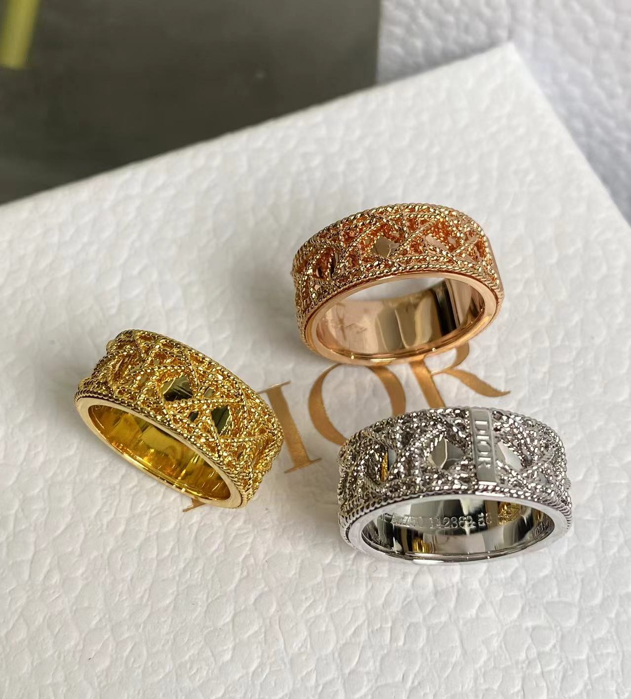 LuxluxHouse Best Quality Accessories Ring Ring Dior