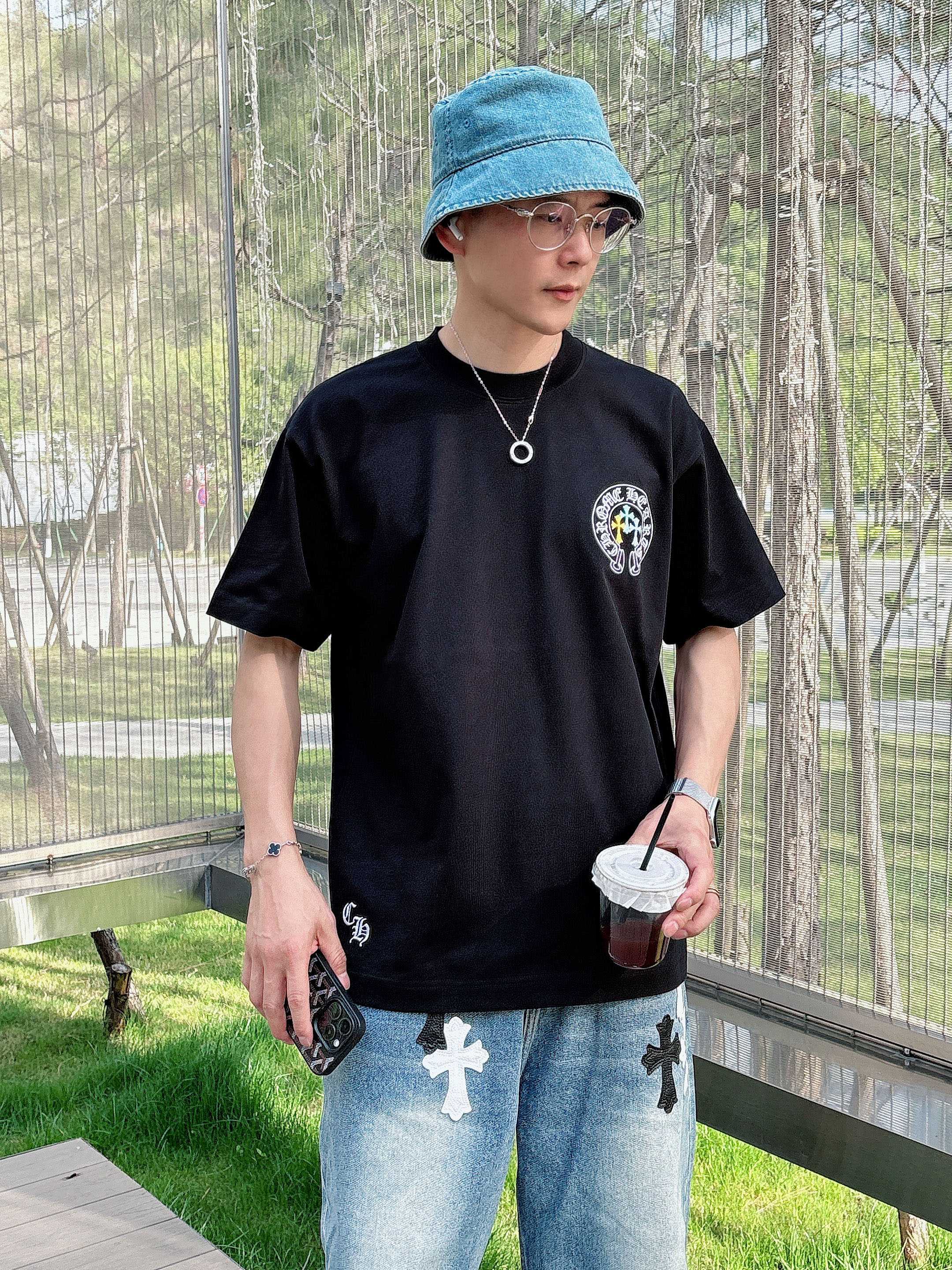 LuxluxHouse Best Quality Clothes Chrome Hearts T-shirt