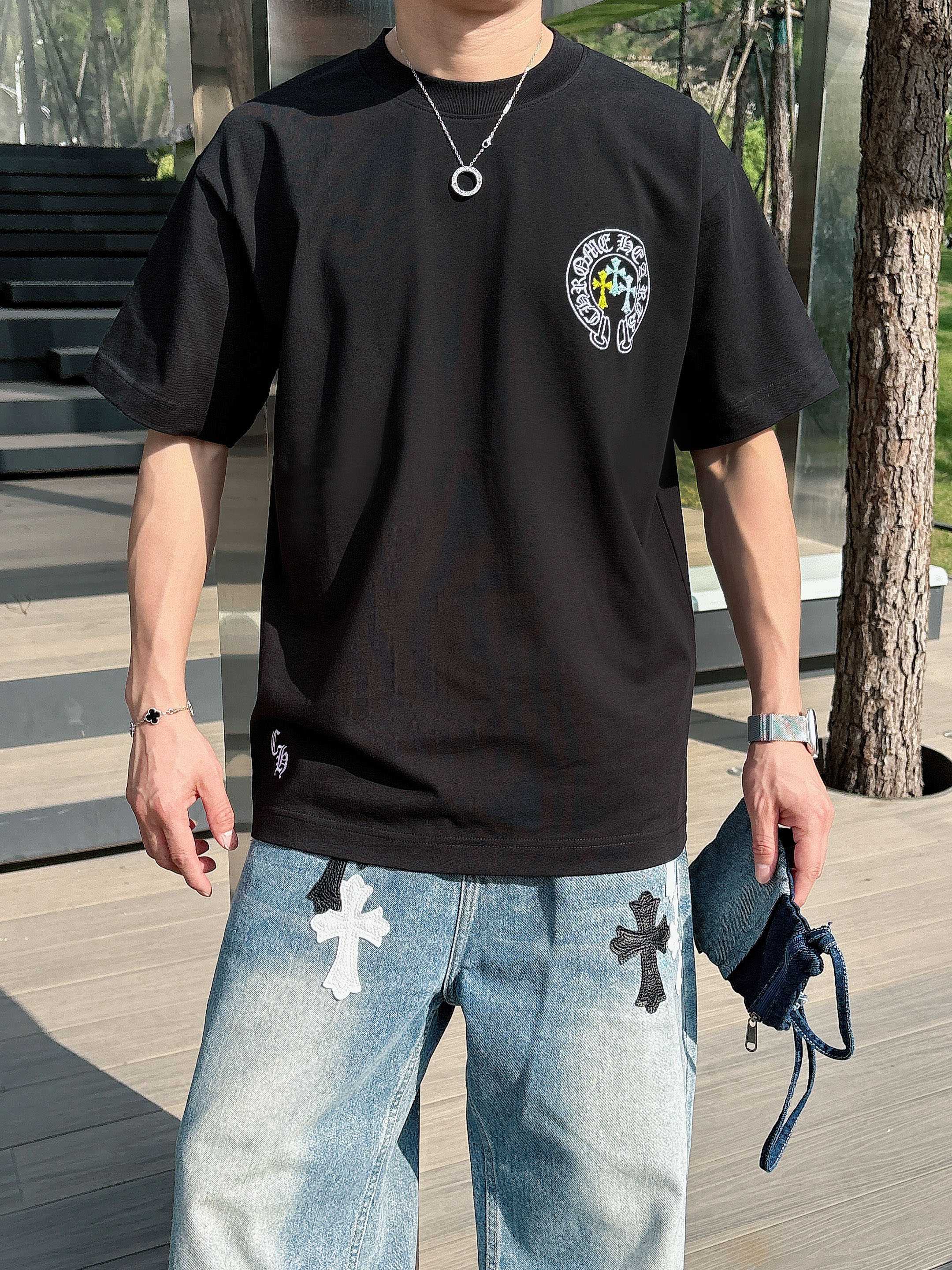 LuxluxHouse Best Quality Clothes Chrome Hearts T-shirt