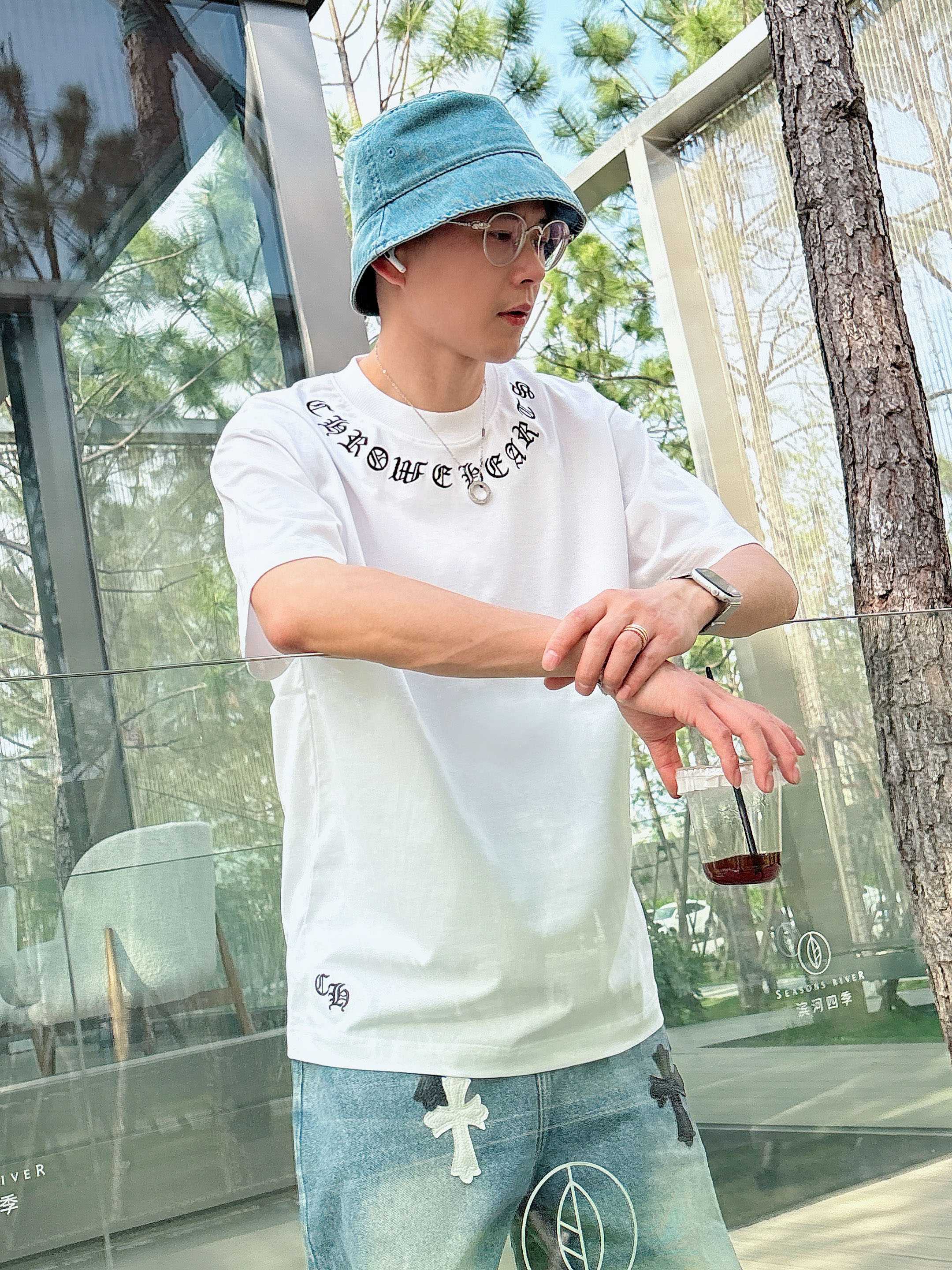 LuxluxHouse Best Quality Clothes Chrome Hearts T-shirt