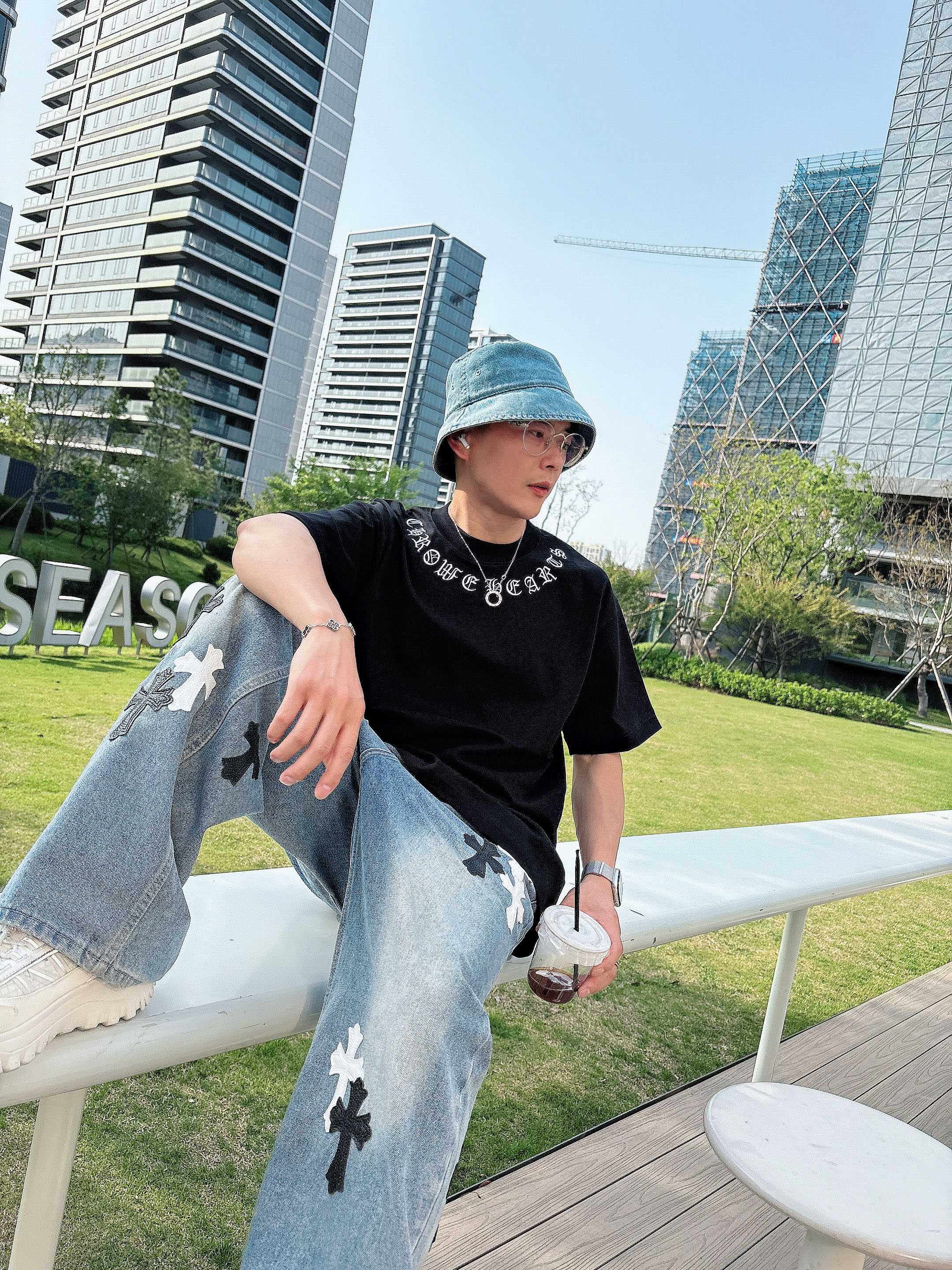 LuxluxHouse Best Quality Clothes Chrome Hearts T-shirt