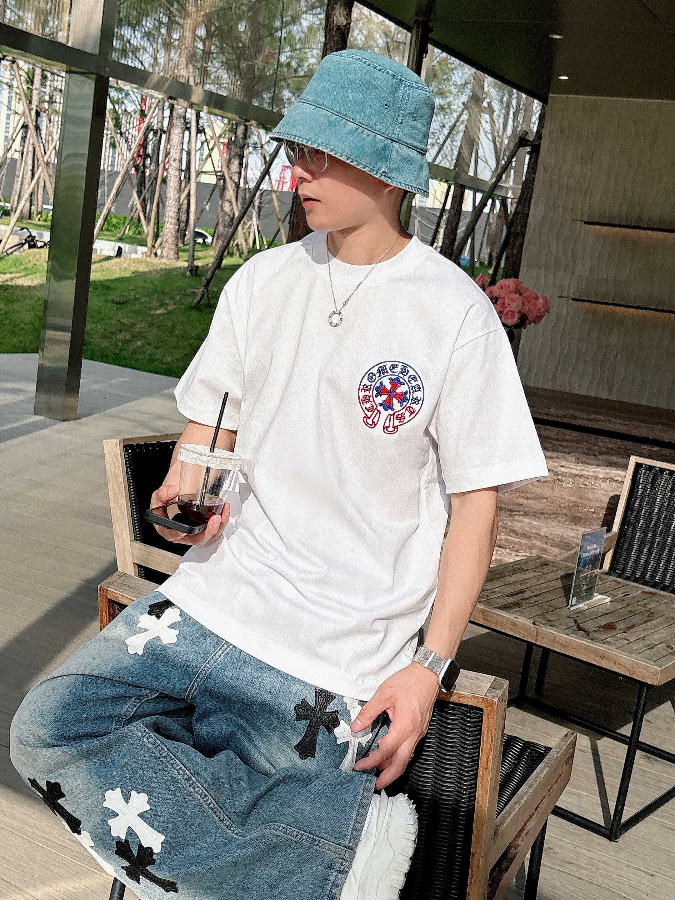 LuxluxHouse Best Quality Clothes Chrome Hearts T-shirt