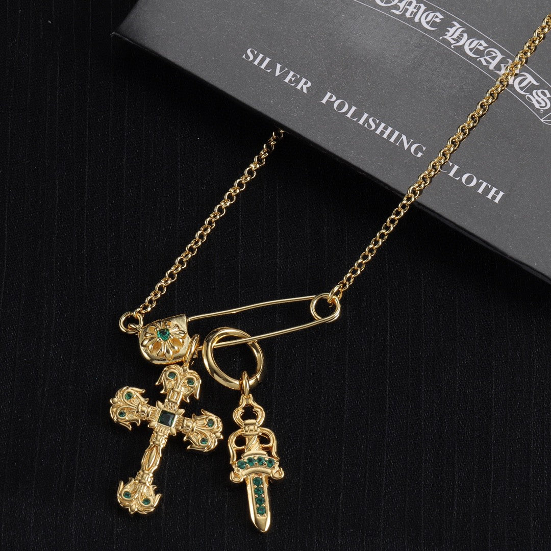 LuxluxHouse Best Quality Accessories Necklace Chrome Hearts