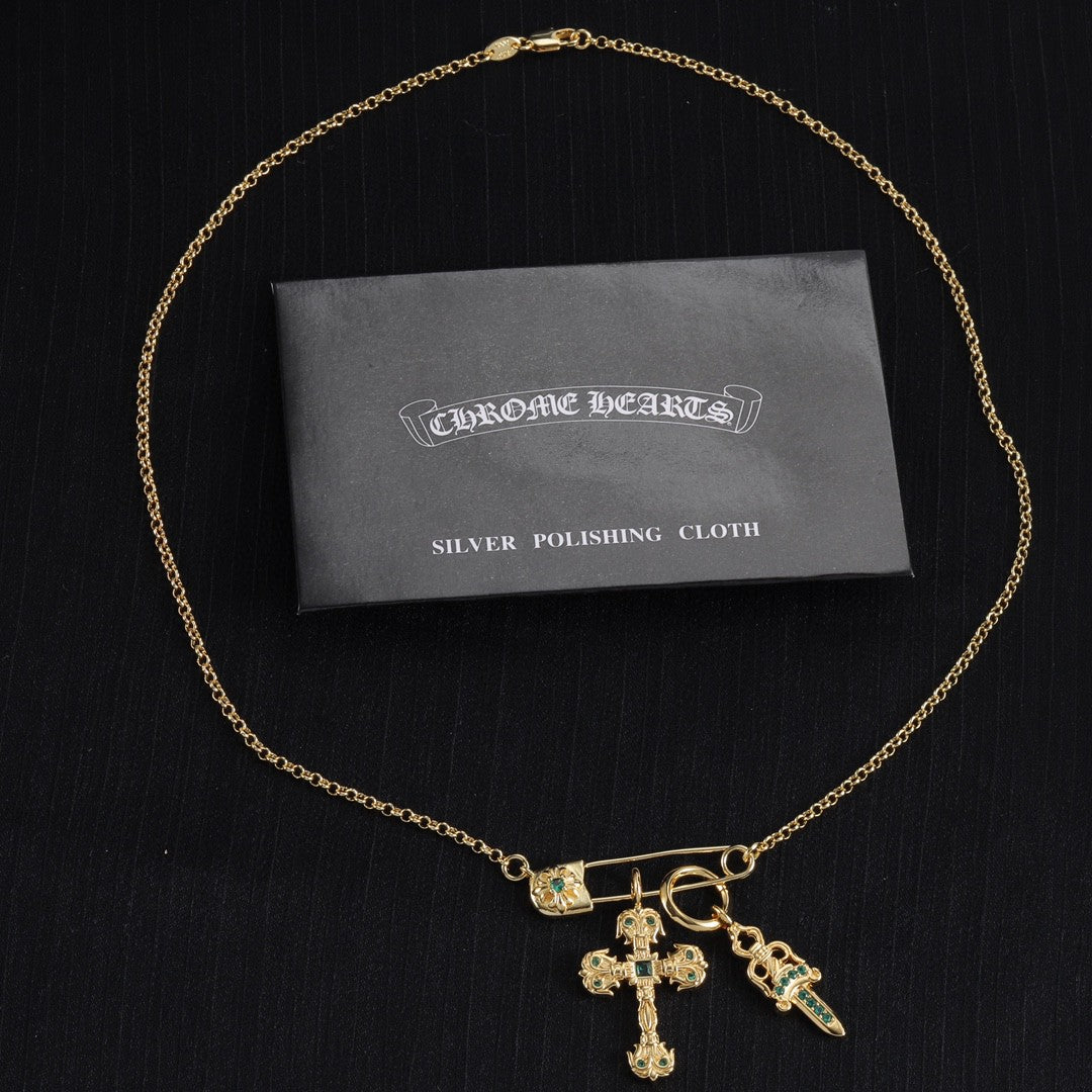 LuxluxHouse Best Quality Accessories Necklace Chrome Hearts