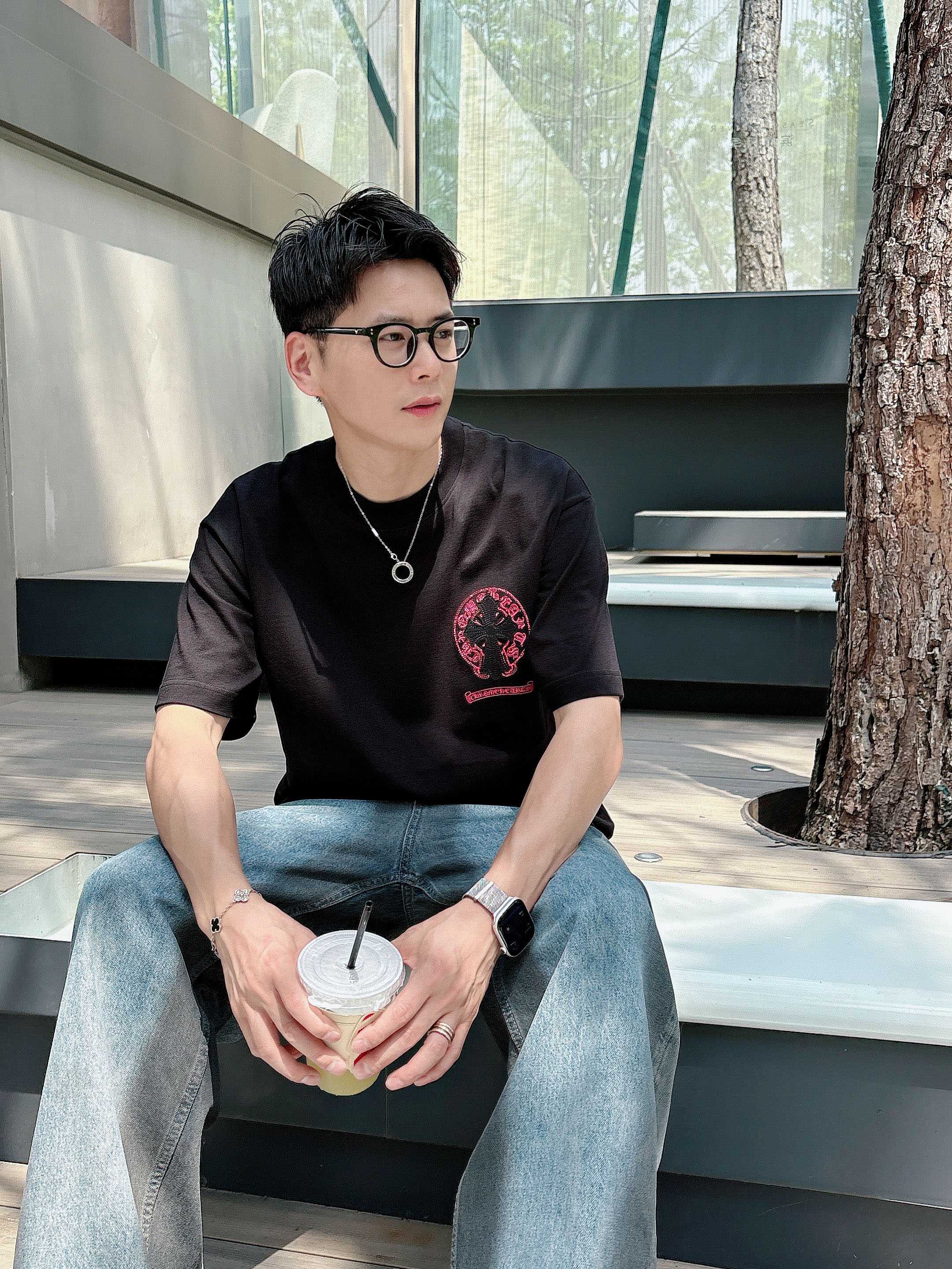 LuxluxHouse Best Quality Clothes Chrome Hearts T-shirt