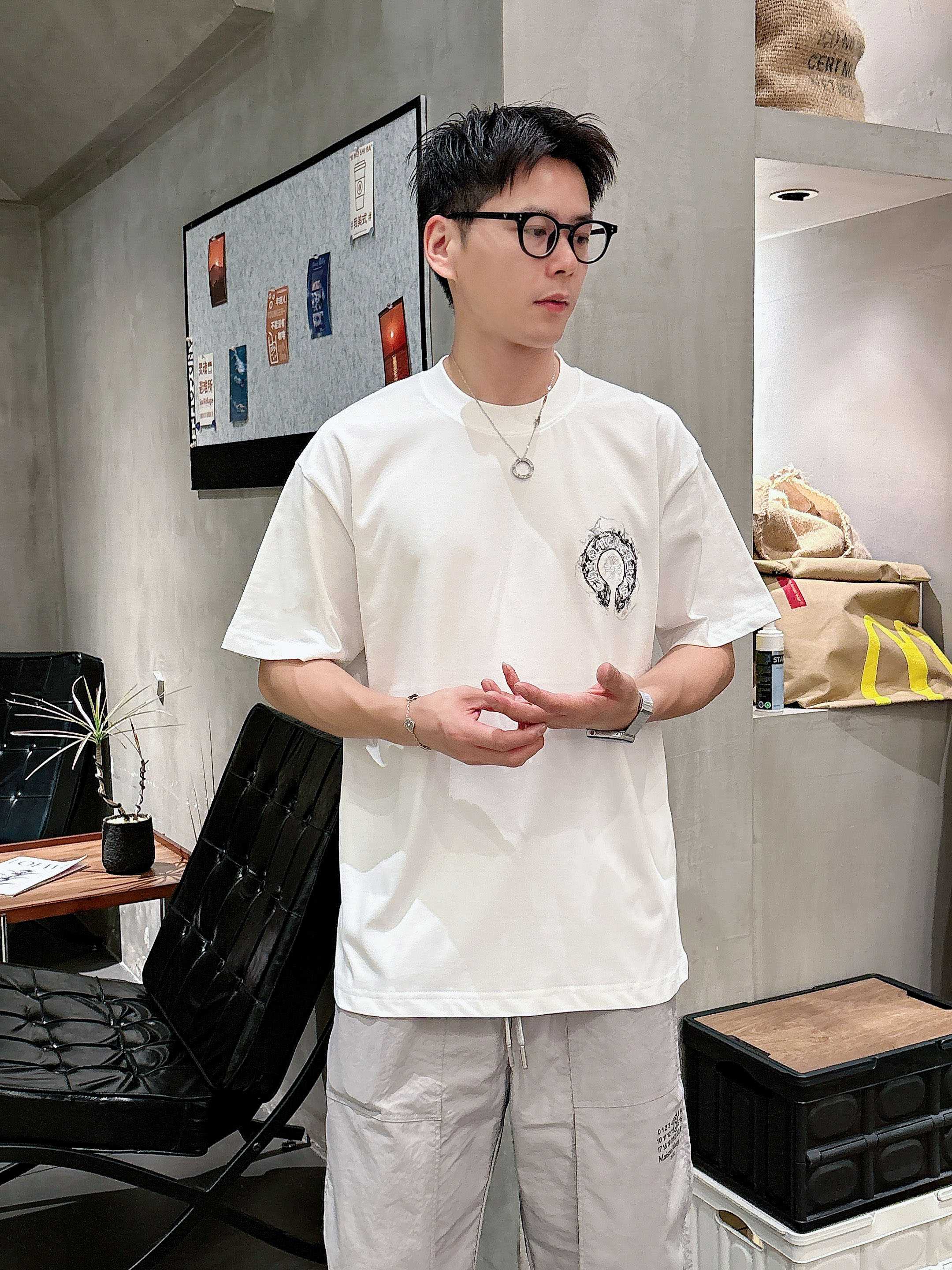 LuxluxHouse Best Quality Clothes Chrome Hearts T-shirt