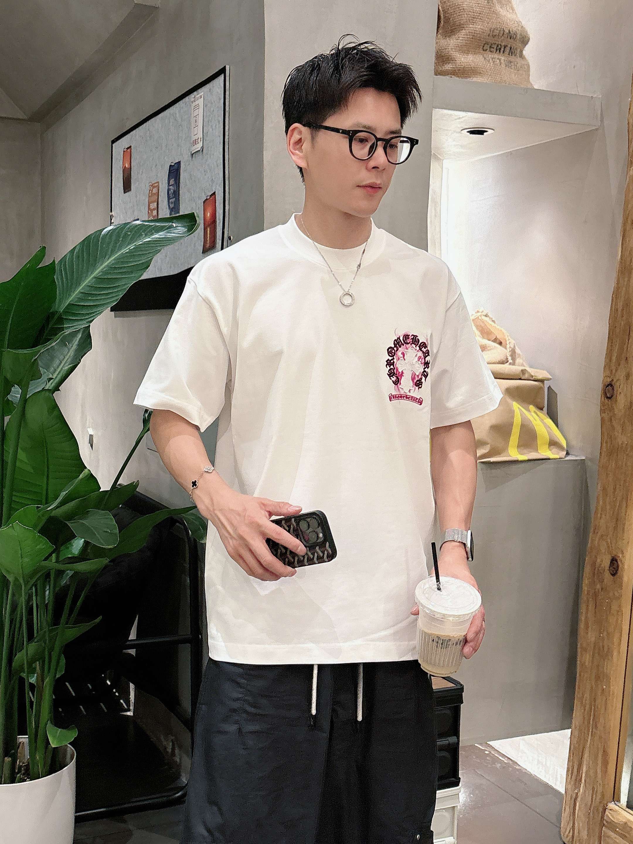 LuxluxHouse Best Quality Clothes Chrome Hearts T-shirt