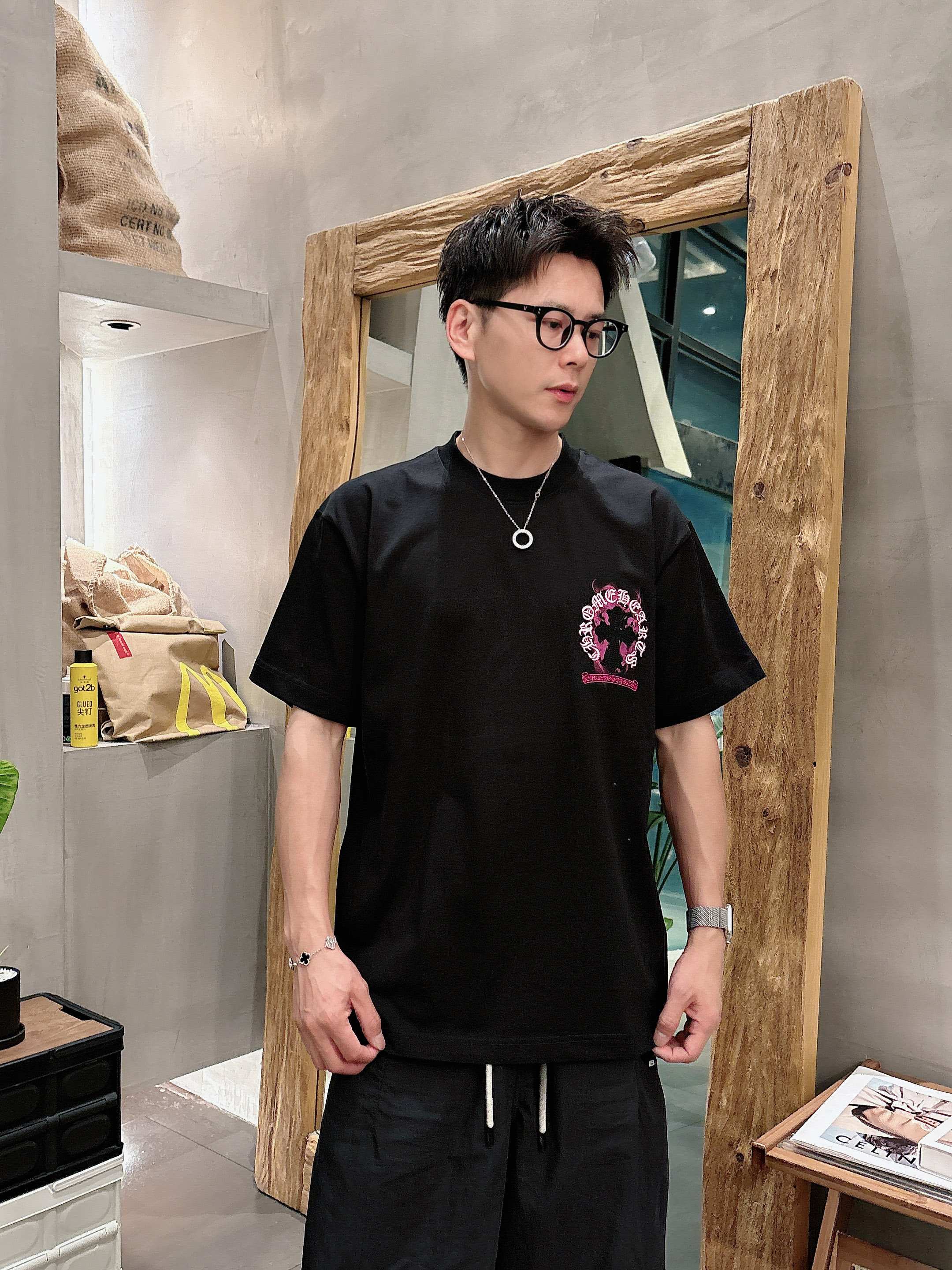 LuxluxHouse Best Quality Clothes Chrome Hearts T-shirt