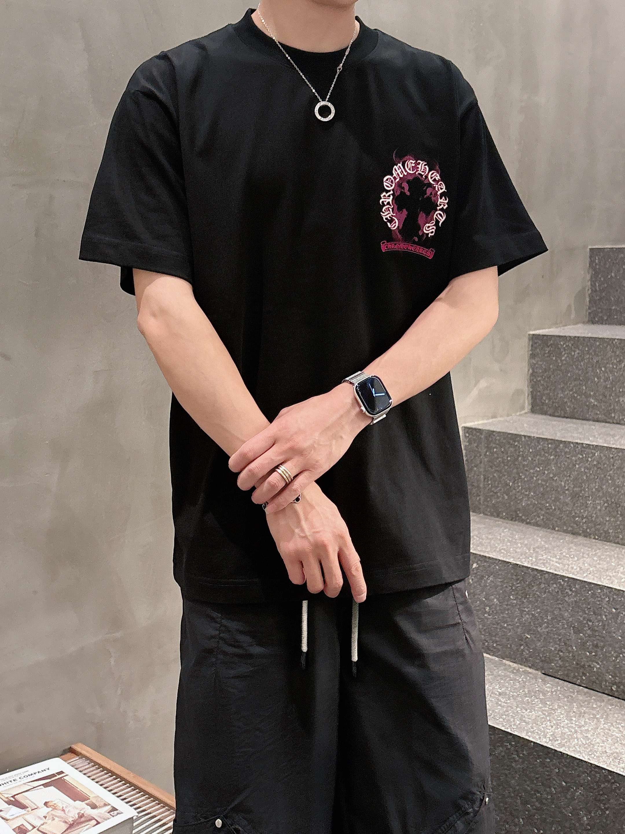 LuxluxHouse Best Quality Clothes Chrome Hearts T-shirt