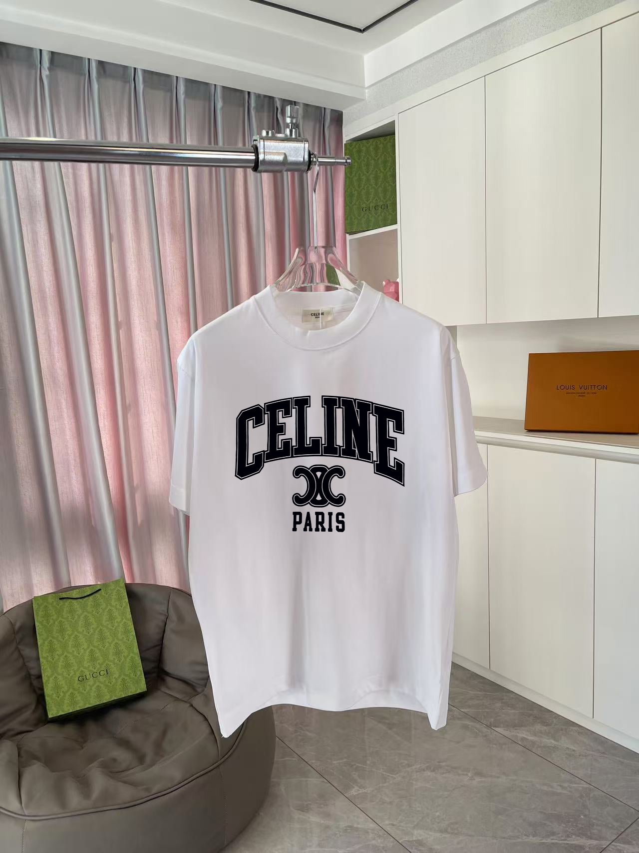 LuxluxHouse Best Quality Clothes T-shirt Celine