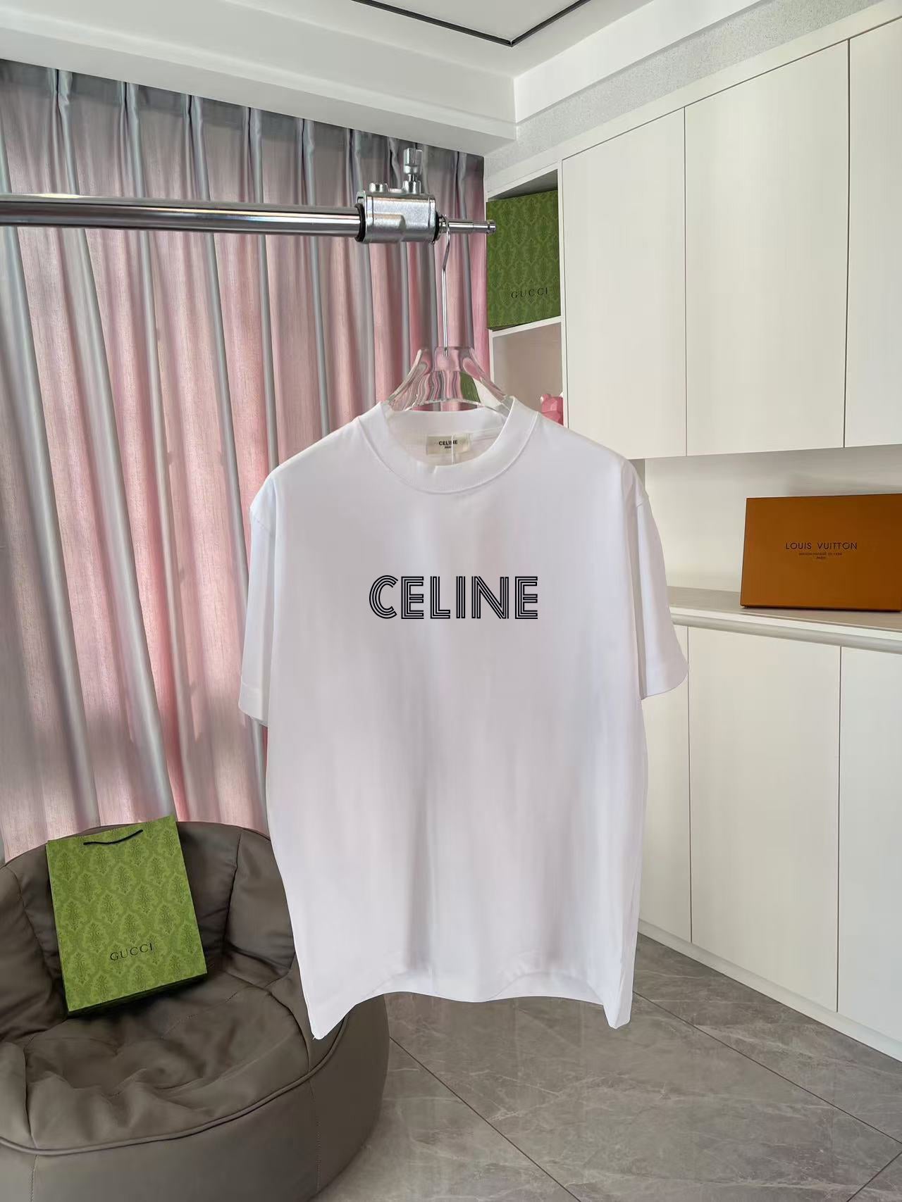 LuxluxHouse Best Quality Clothes T-shirt Celine
