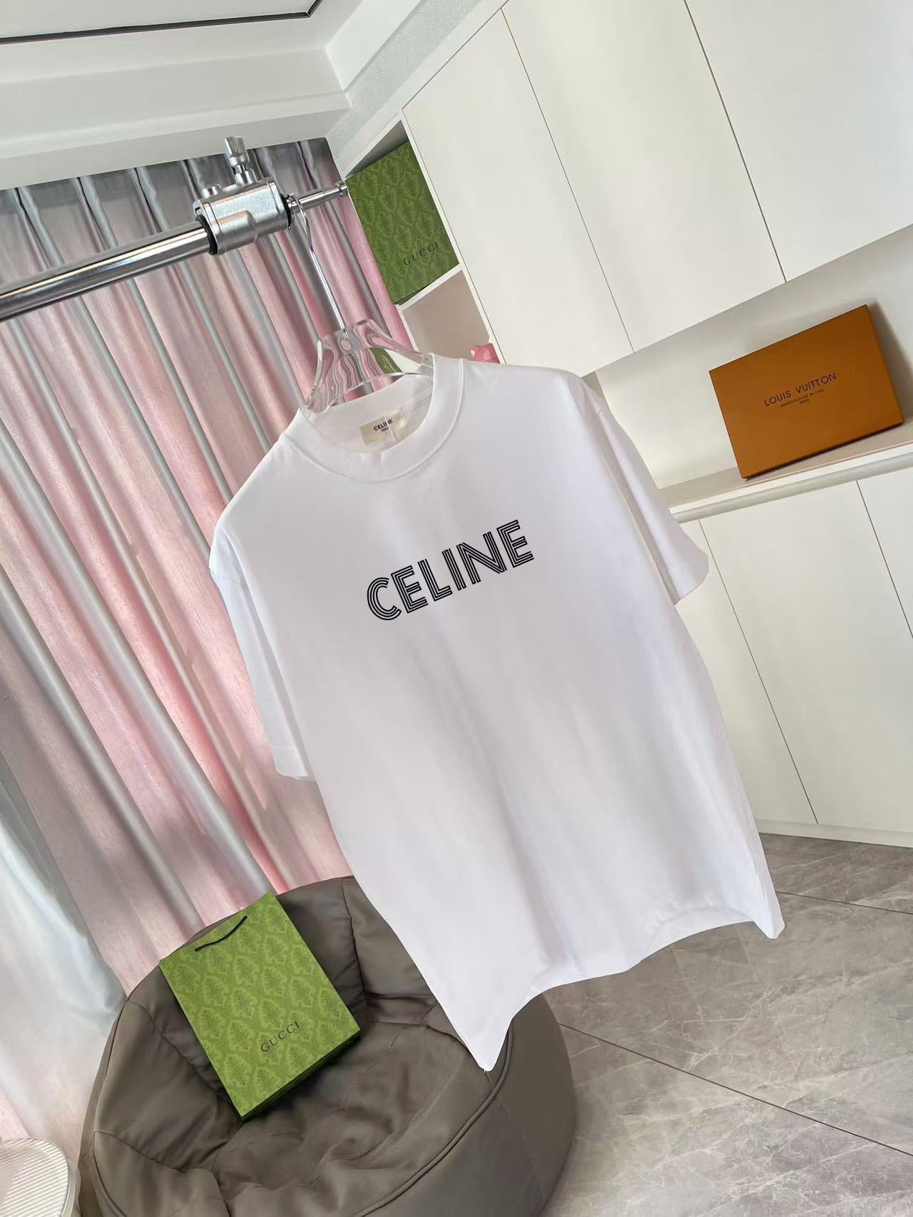 LuxluxHouse Best Quality Clothes T-shirt Celine