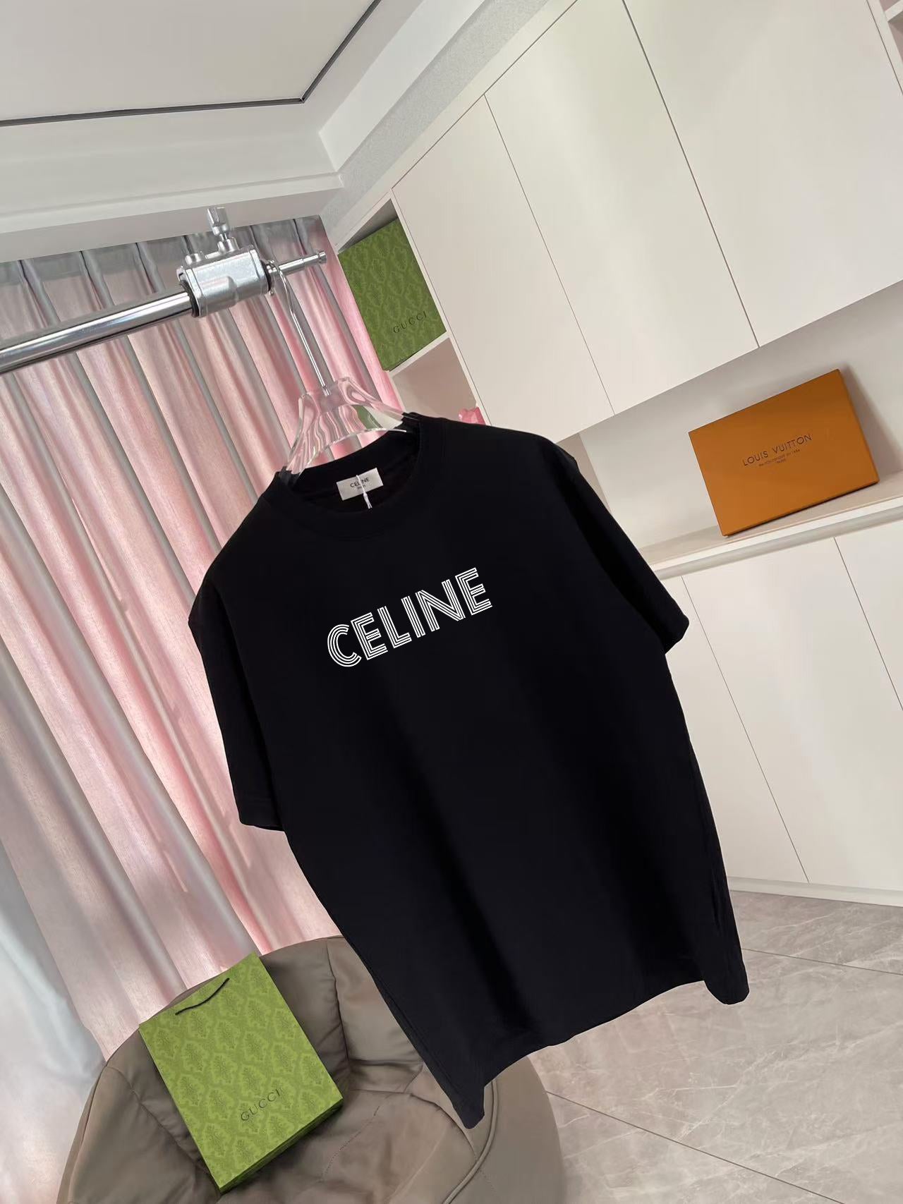 LuxluxHouse Best Quality Clothes T-shirt Celine