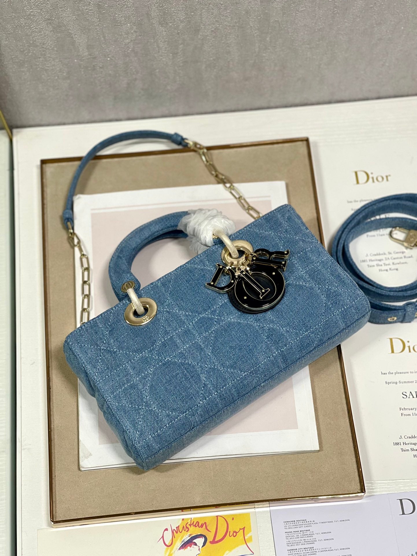 Free shipping LuxluxHouse Dior Bag Top Quality 26*6*14cm