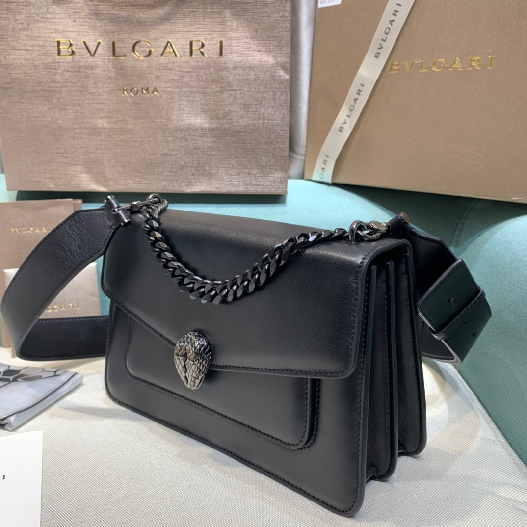 LuxluxHouse Great quality Bvlgari Top Bag 25×14.5×9cm Free shipping