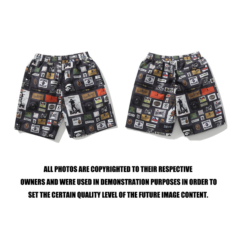 LuxluxHouse Bape shorts