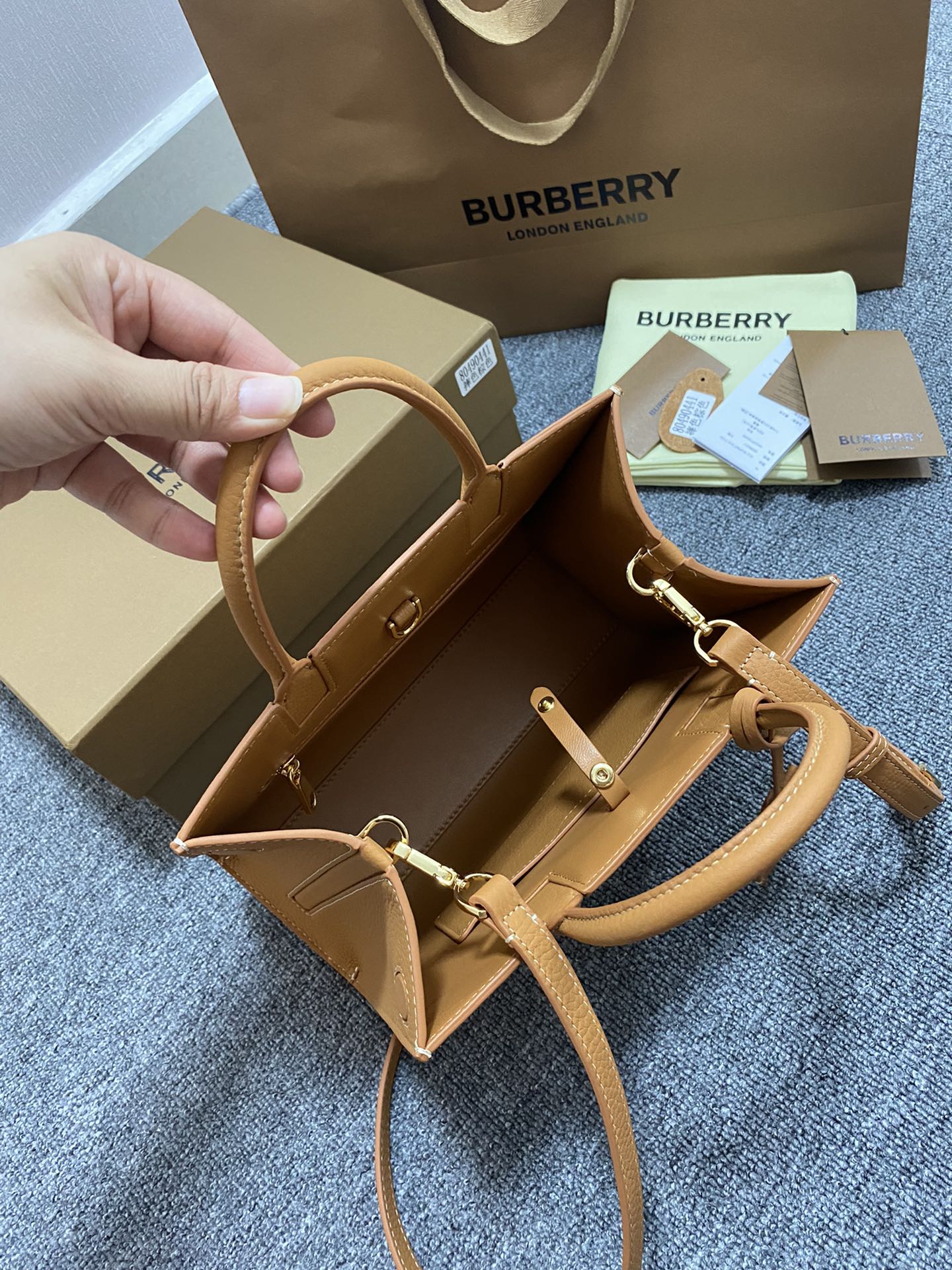 LuxluxHouse Great quality Burberry Bag Top Quality 27*11*20CM Free shipping