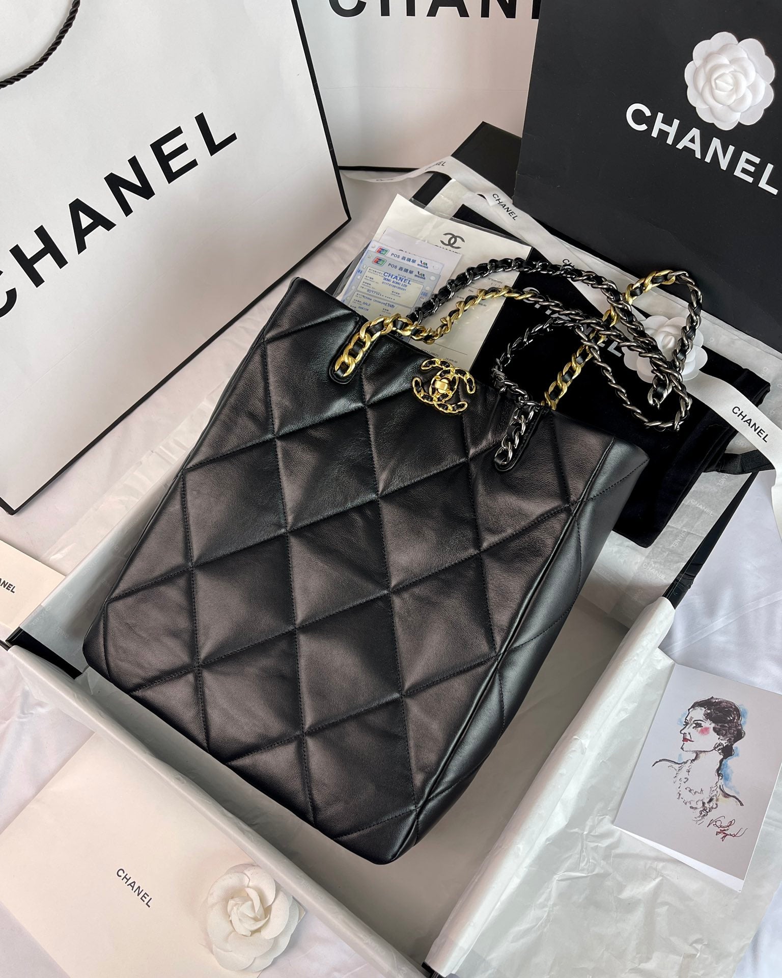 LuxluxHouse Great quality Chanel Top Bag 30*37*10CM Free shipping