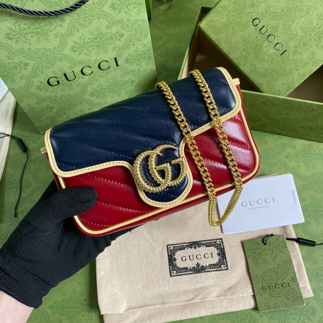 LuxluxHouse Great quality Gucci Top Bag 16.5*10.2*5.1cm Free shipping