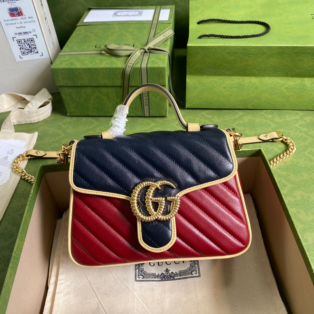 LuxluxHouse Great quality Gucci Top Bag 21*15.5*8cm Free shipping