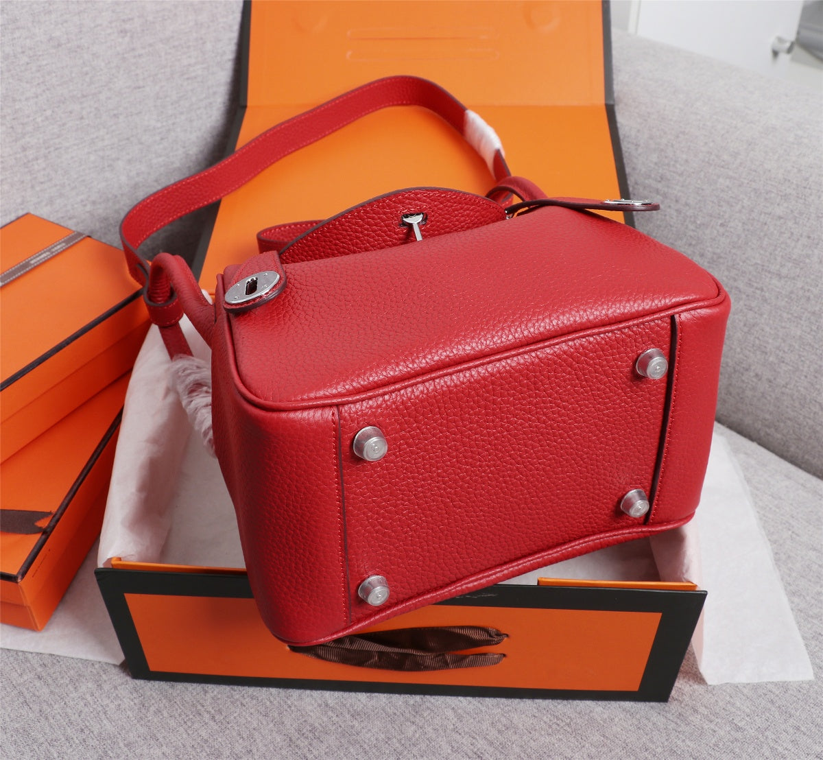 LuxluxHouse Great quality Hermes Top Bag 20cm Free shipping