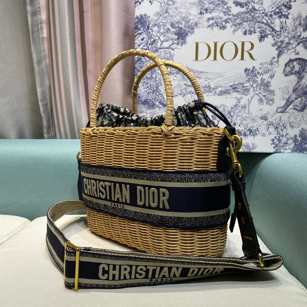 Free shipping LuxluxHouse Dior Top Bag 30*21*15cm