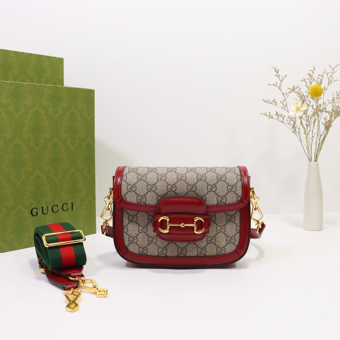 LuxluxHouse Great quality Gucci Top Bag 20.5*14.5*5cm Free shipping