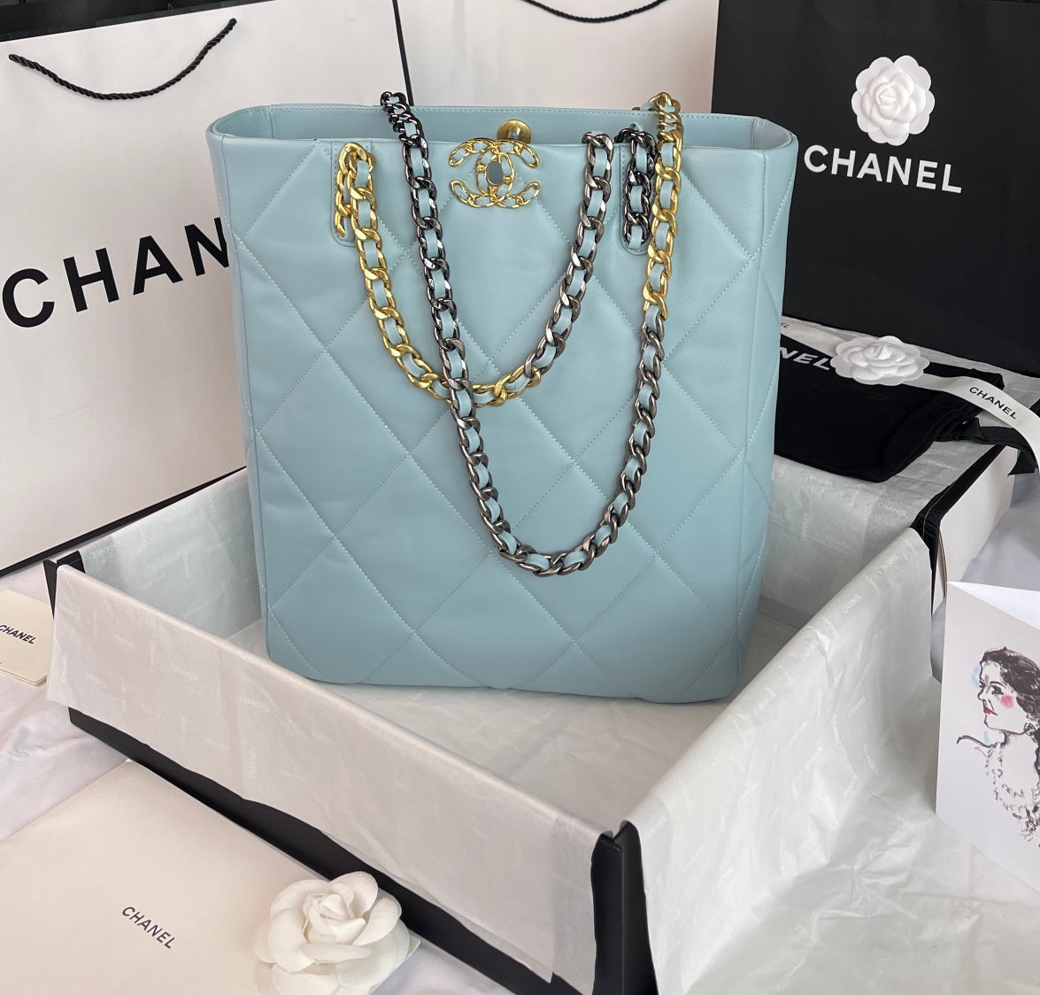 LuxluxHouse Great quality Chanel Top Bag 30*37*10CM Free shipping