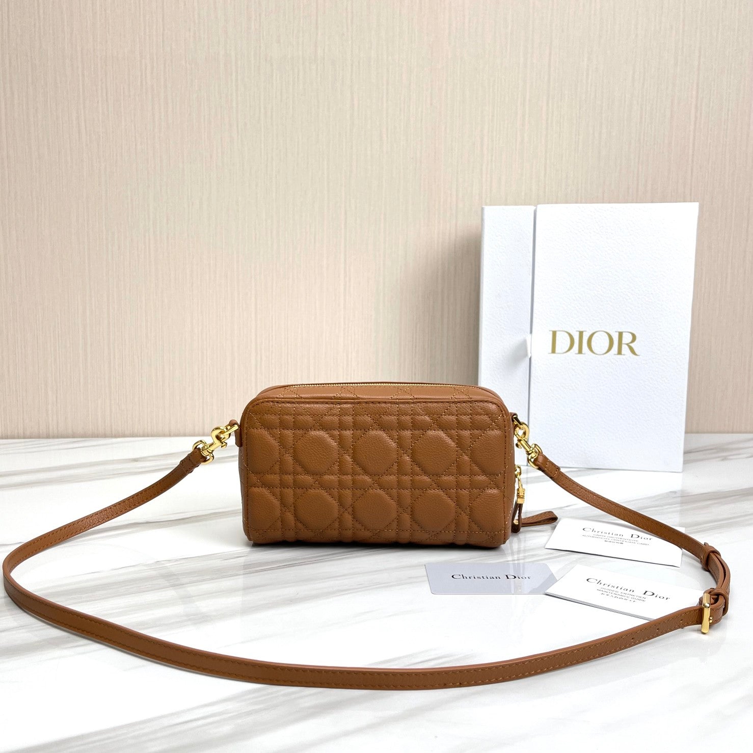 Free shipping LuxluxHouse Dior Top Bag 19*10.5*5cm