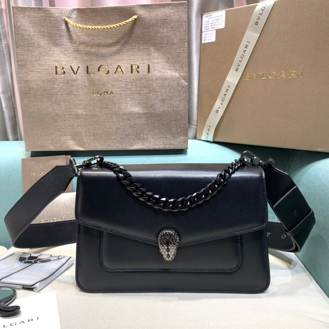 LuxluxHouse Great quality Bvlgari Top Bag 25×14.5×9cm Free shipping