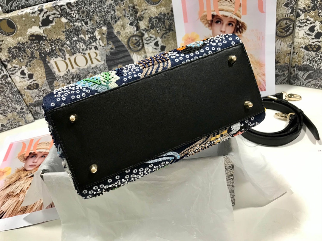 Free shipping LuxluxHouse Dior Top Bag 24*20*11cm