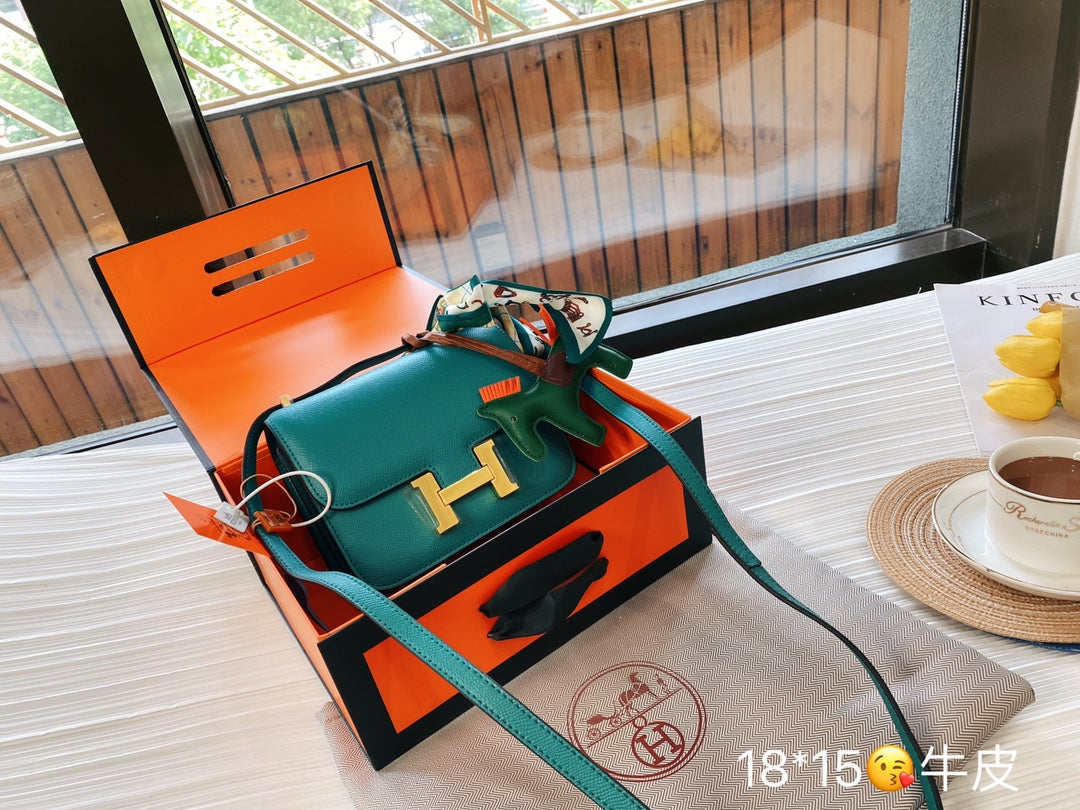 LuxluxHouse Great quality Hermes Top Bag 18*15CM Free shipping