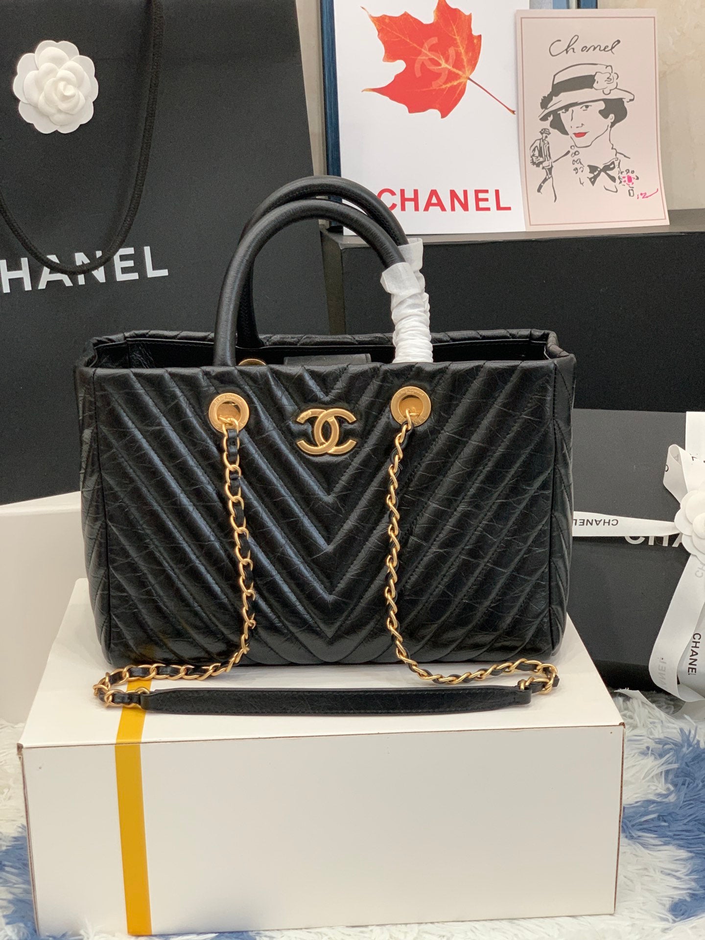 LuxluxHouse Great quality Chanel Bag Top Quality 38*36*16cm Free shipping