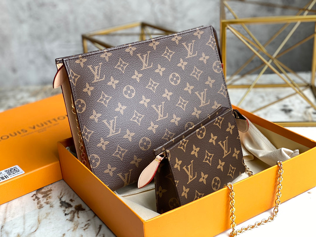 LuxluxHouse Great quality Louis Vuitton Bag Top Quality 26*20*5CM 15.5*10*5CM Free shipping