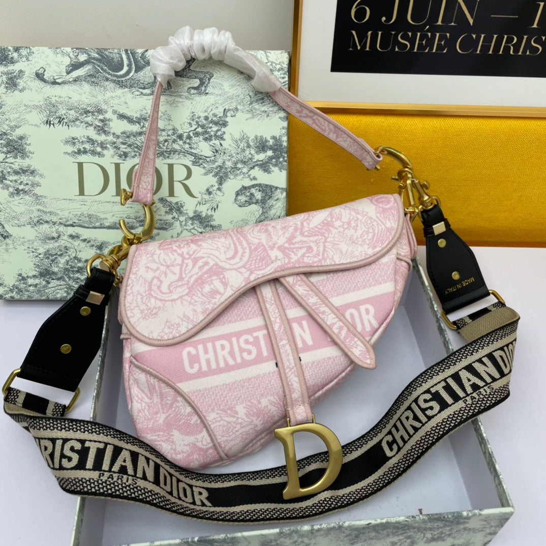 Free shipping LuxluxHouse Dior Top Bag 24*6*18cm