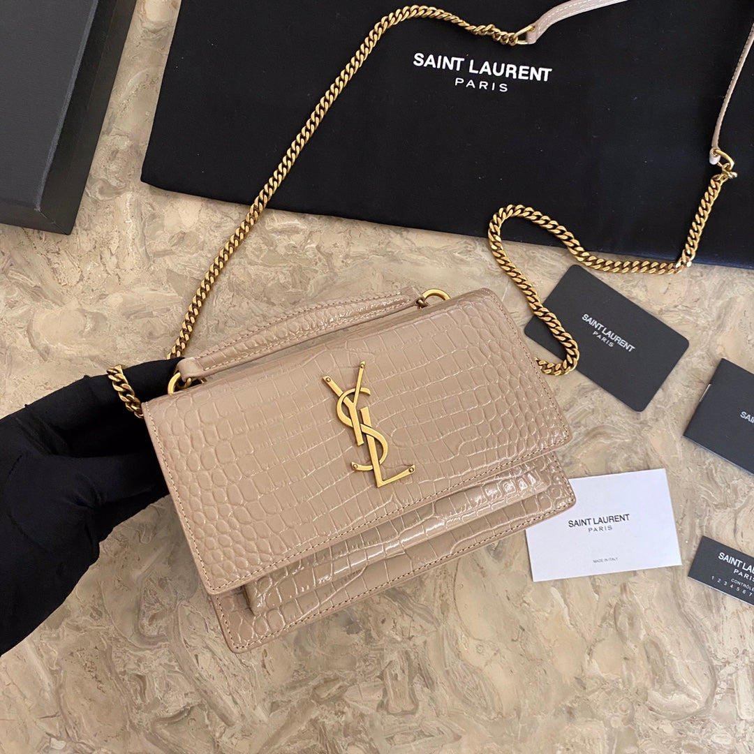 LuxluxHouse Great quality YSL Top Bag 19*14*5.4cm Free shipping