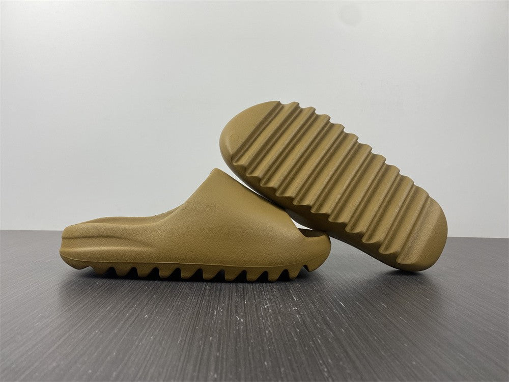 LuxluxHouse Great quality LuxluxHouse Great quality Yeezy Slide Ochre GW1931 Free shipping