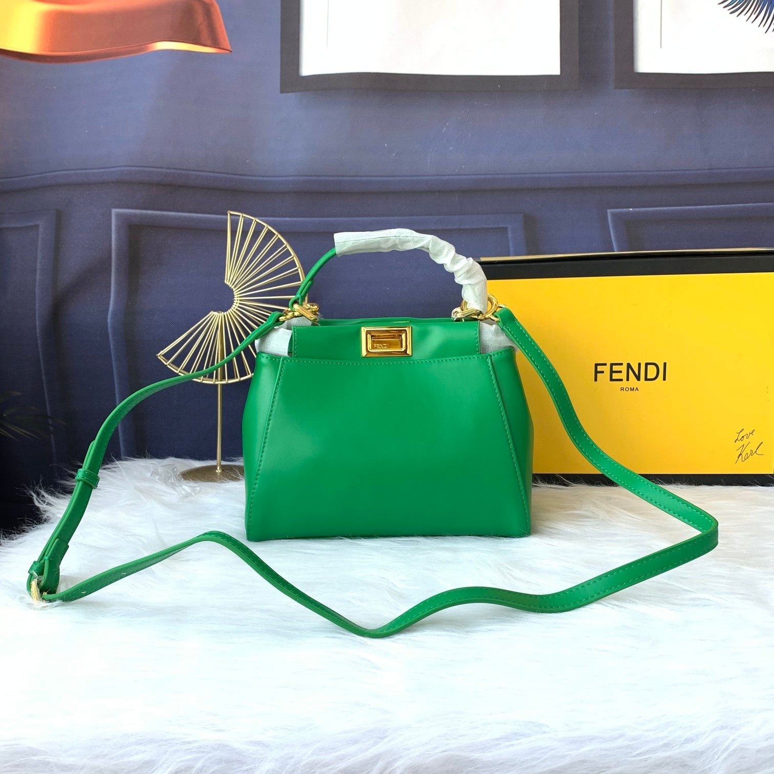 LuxluxHouse Great quality Fendi Top Bag 23*18*11cm Free shipping