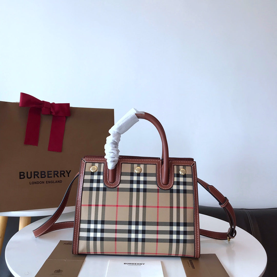 LuxluxHouse Great quality Burberry Top Bag 26*20*13.5cm Free shipping