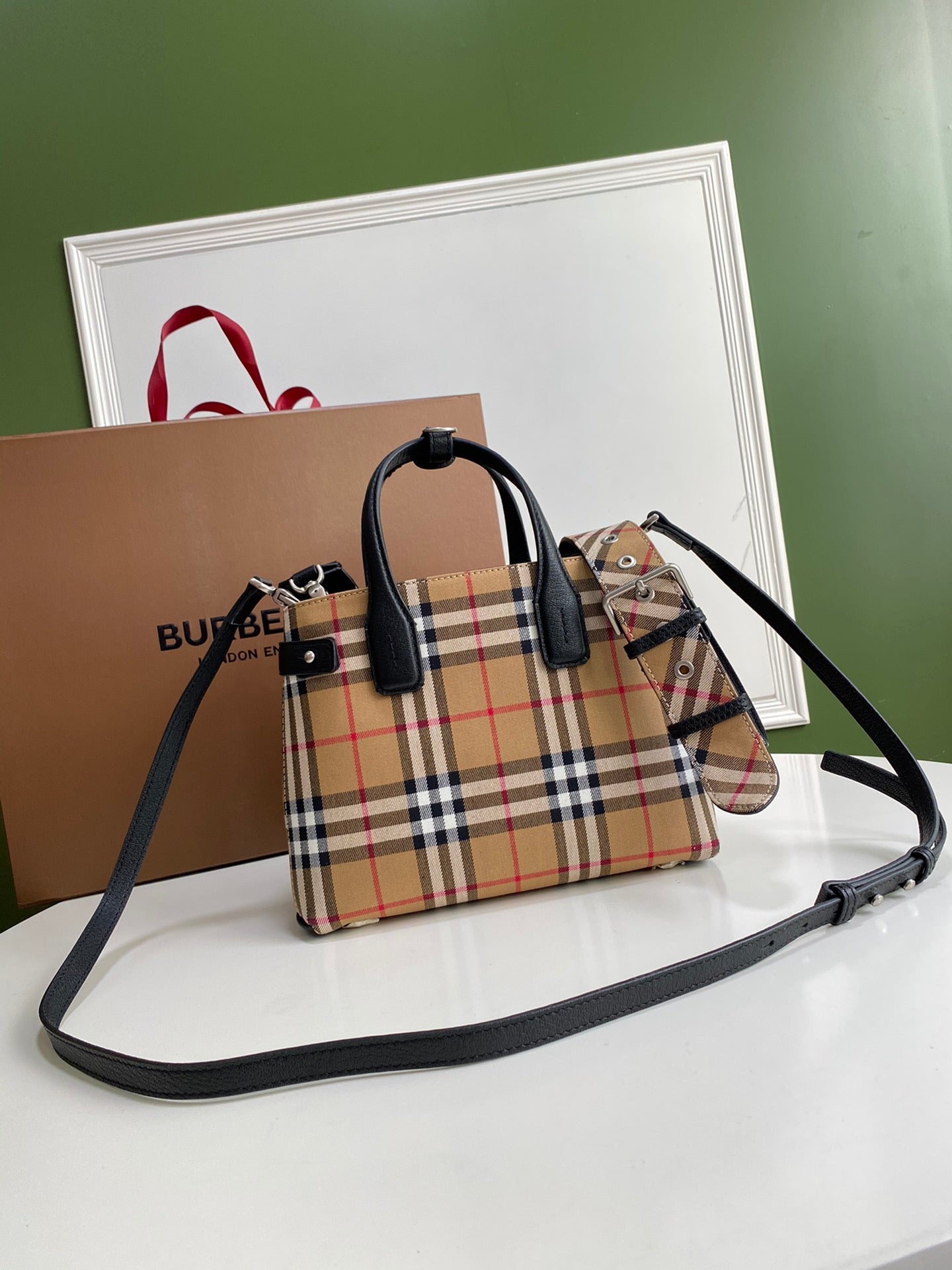 LuxluxHouse Great quality Burberry Bag Top Quality 25*12*19cm Free shipping