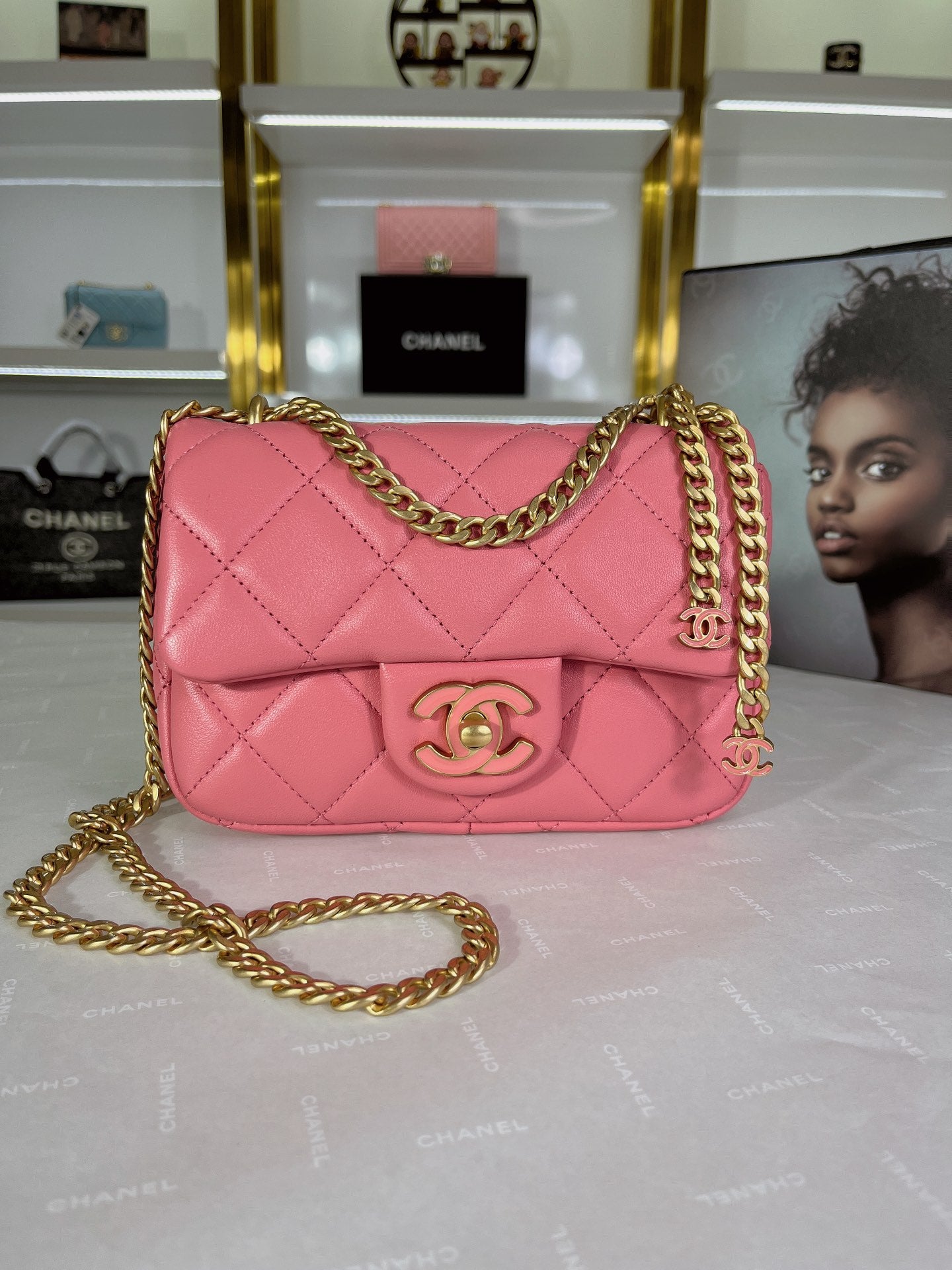 LuxluxHouse Great quality Chanel Bag Top Quality 18.5*14*5*cm Free shipping