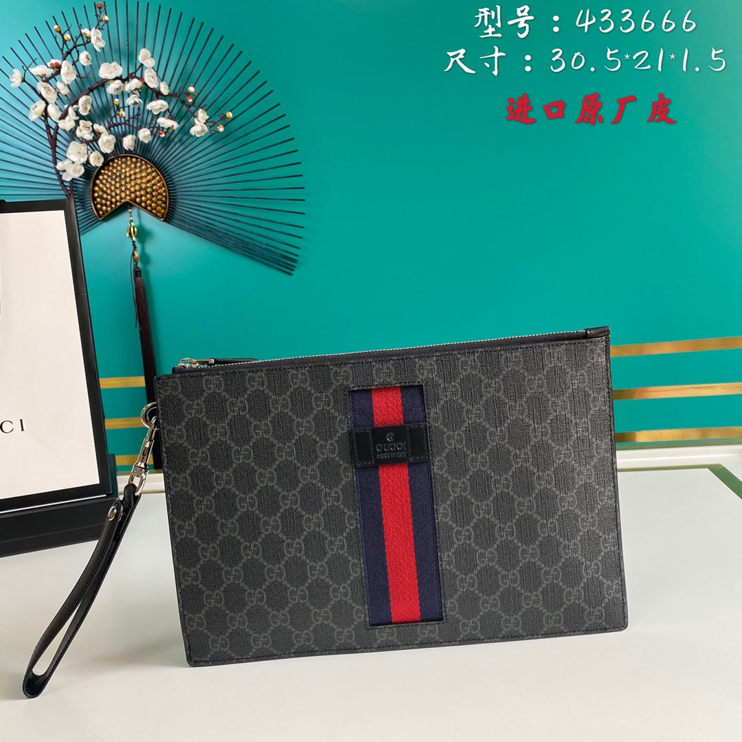 LuxluxHouse Great quality Gucci Bag Top Quality 30.5*21*1.5CM Free shipping