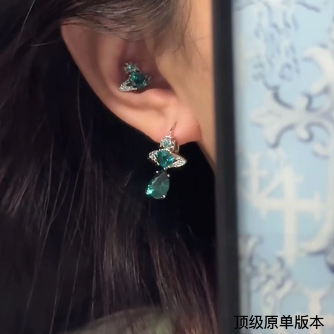 LuxluxHouse Best Quality Accessories Earrings Vivienne Westwood