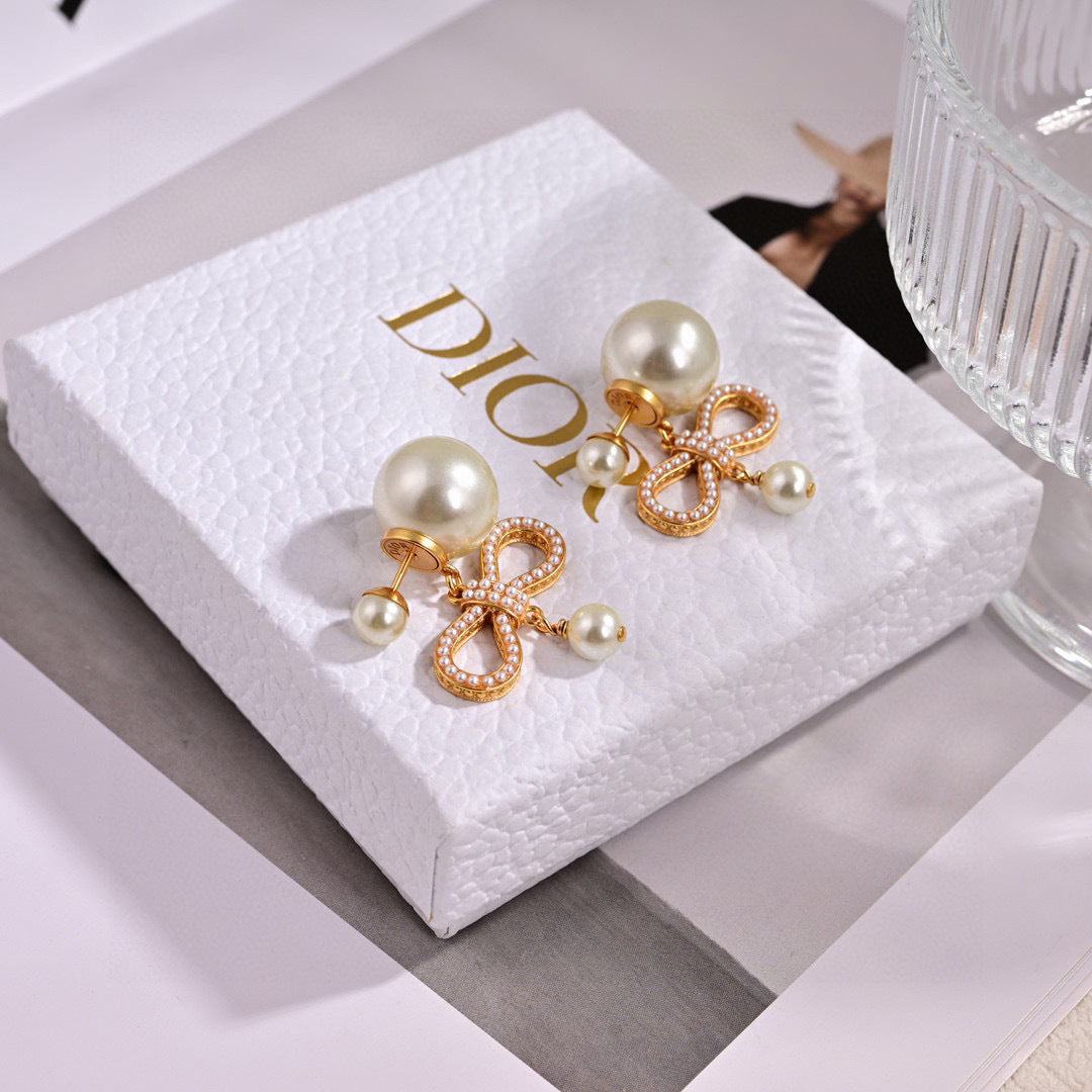 LuxluxHouse Best Quality Accessories Earrings Necklace Earrings Dior