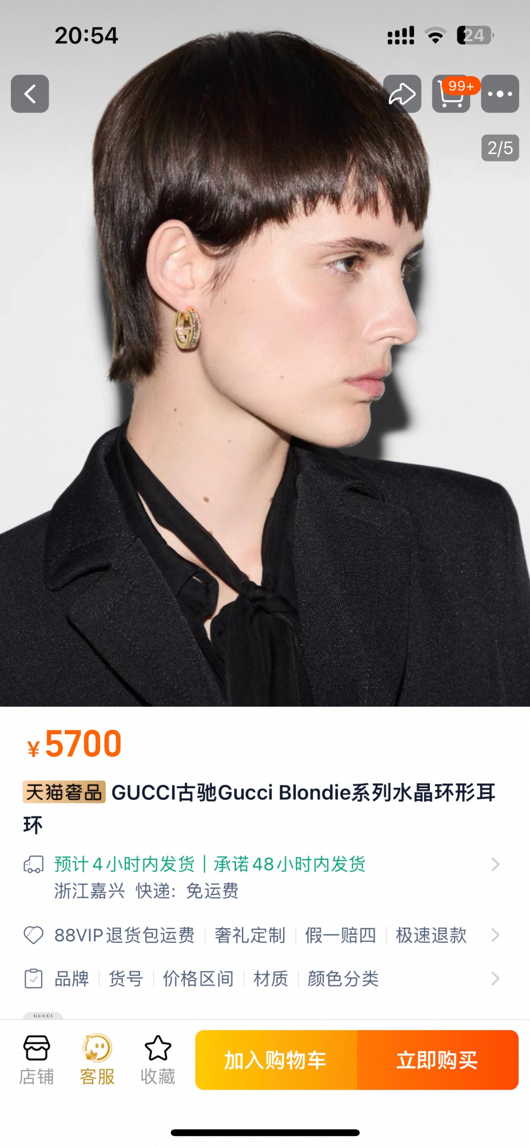 LuxluxHouse Best Quality Accessories Gucci Earrings Earrings