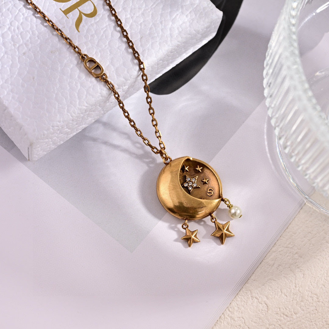 LuxluxHouse Best Quality Accessories Necklace Earrings Dior