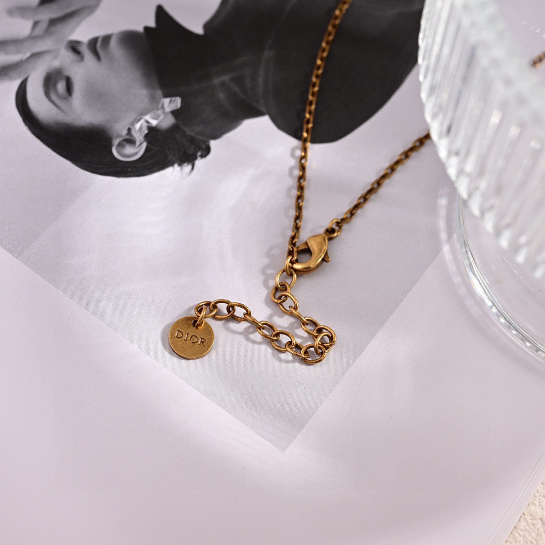 LuxluxHouse Best Quality Accessories Necklace Earrings Dior